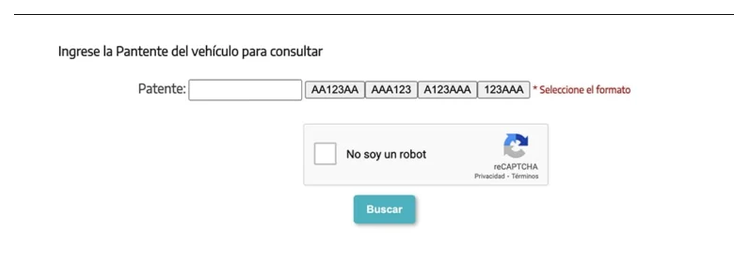 Paso 2 para consultar o cambiar el turno de la VTV en Ezeiza